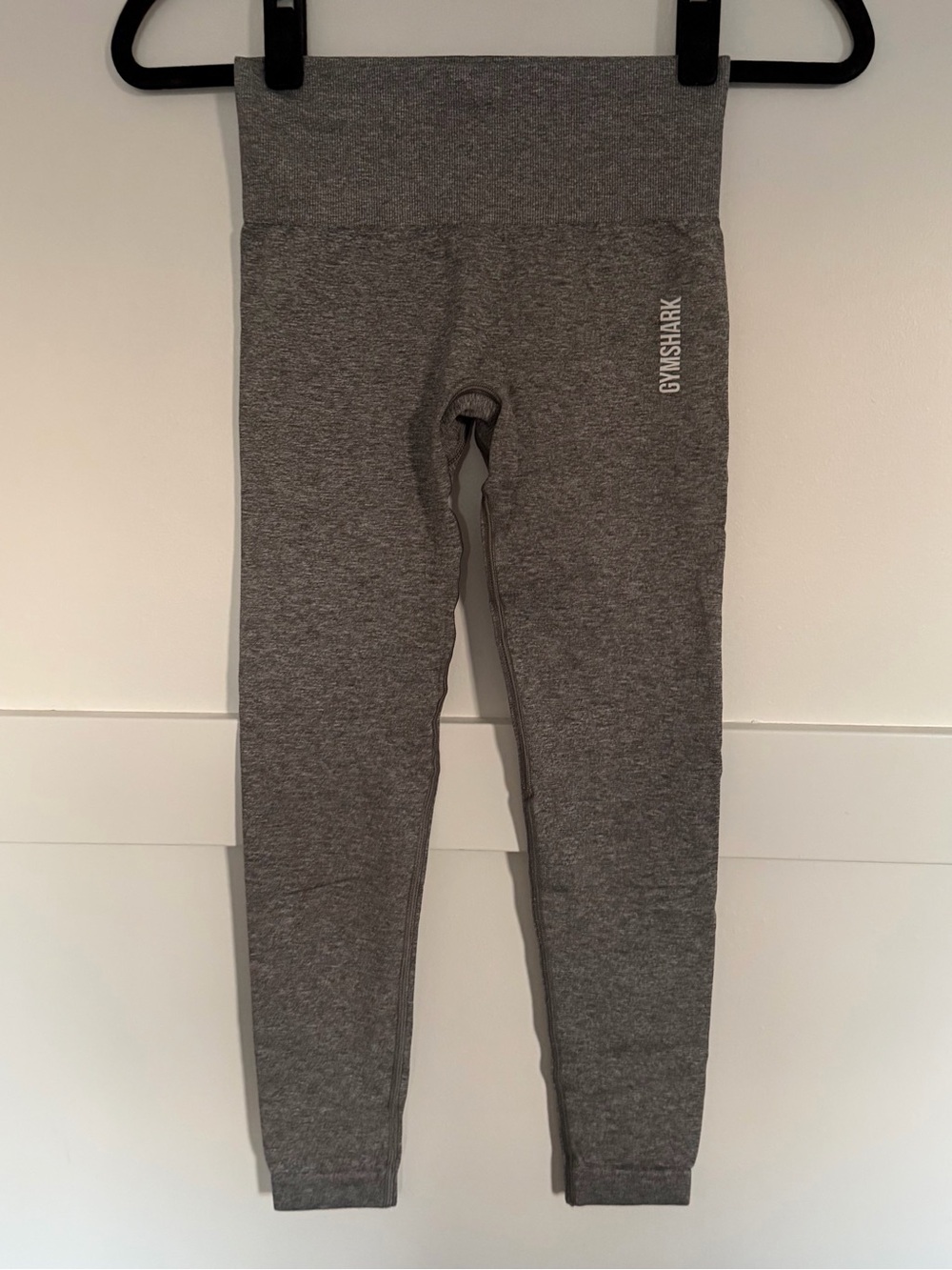 Gymshark Womens Gray Seamless High-Waist Leggings